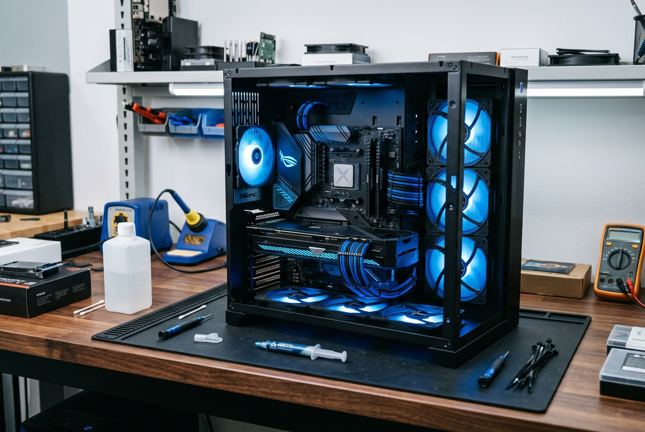 Equipo optimizado con refrigeración y luces LED